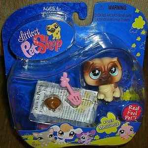 Littlest Pet Shop Pug Collectible NWOT